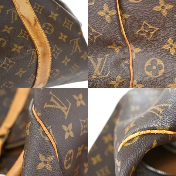 LOUIS VUITTON Keepall 45 Travel Hand Bag Monogram Leather Brown - Picture 15 of 16